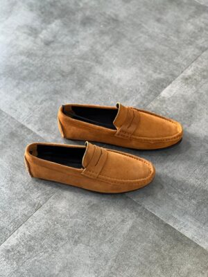 Sandy Brown Loafers