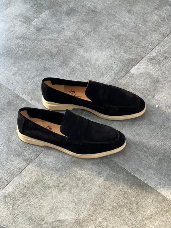Charcoal Black Loafers