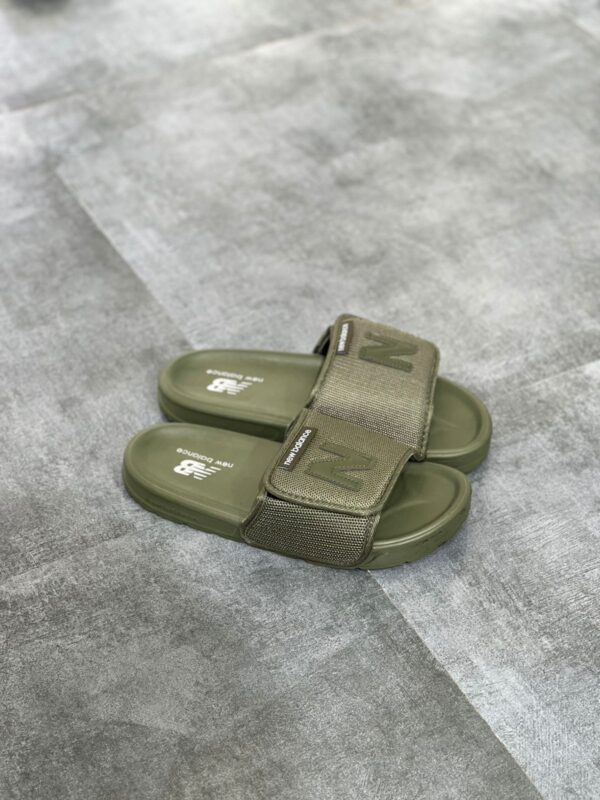 Flashy Olive Slides
